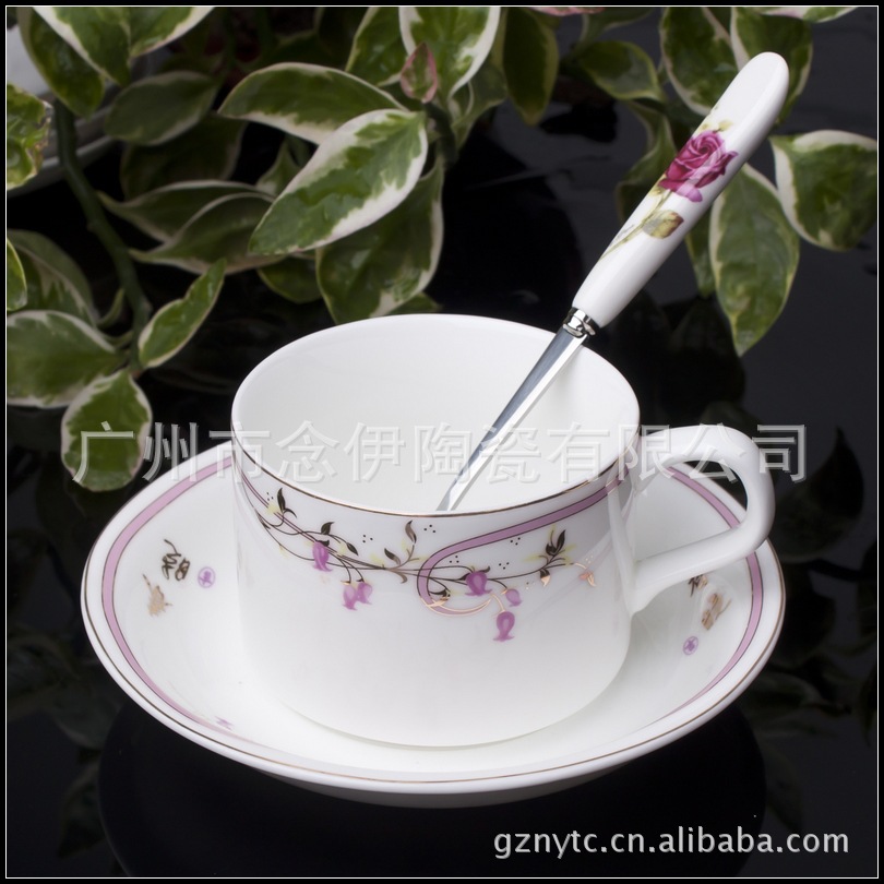 咖啡套具陶瓷 玻璃杯 骨瓷咖啡杯碟 小量可批发 陶瓷 咖啡杯1