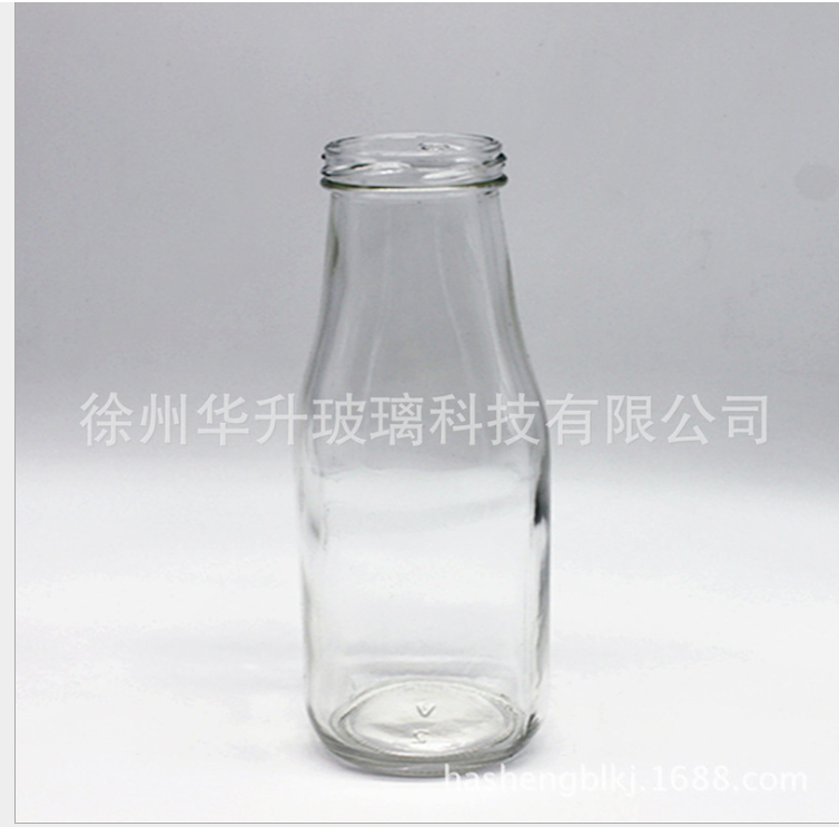 无铅玻璃瓶 厂家批发鲜奶瓶 250ml酸奶瓶可定制logo带盖酸奶瓶2