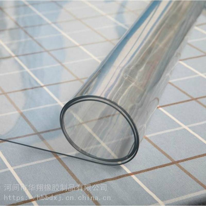 厂家直销pvc水晶板pvc软玻璃pvc透明软板透明度高pvc桌垫耐磨性好耐腐蚀性强2