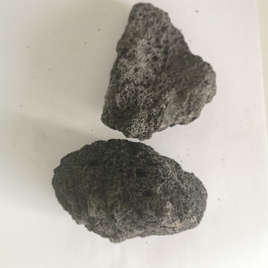 其他非金属矿产 滤料 供应厂家直销黑色火山石颗粒6