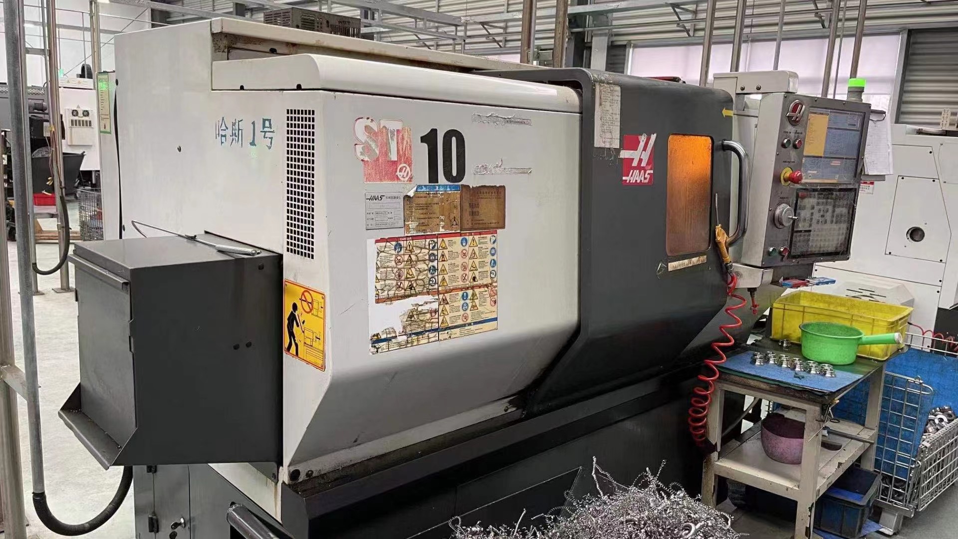 出售美國(guó)哈挺原裝500x500臥式加工中心二手高精度雙工位臥加4