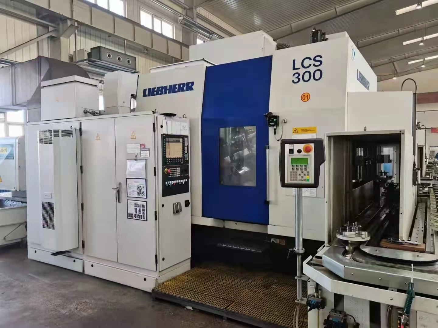 出售美國(guó)哈挺原裝500x500臥式加工中心二手高精度雙工位臥加1