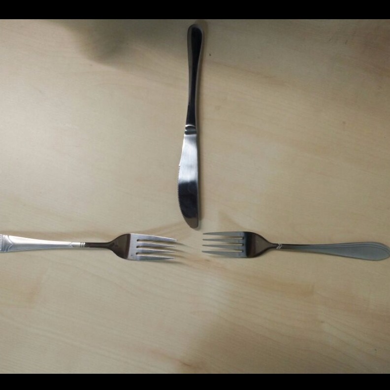 意大利新款主餐刀叉勺 供应纯钢无磁不锈钢刀叉勺 西餐刀、叉、勺2