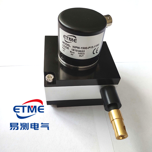 EFS-100-P1511-V0-S电压输出螺纹安装直线位移传感器厂家 ETME易测拉线位移编码器2