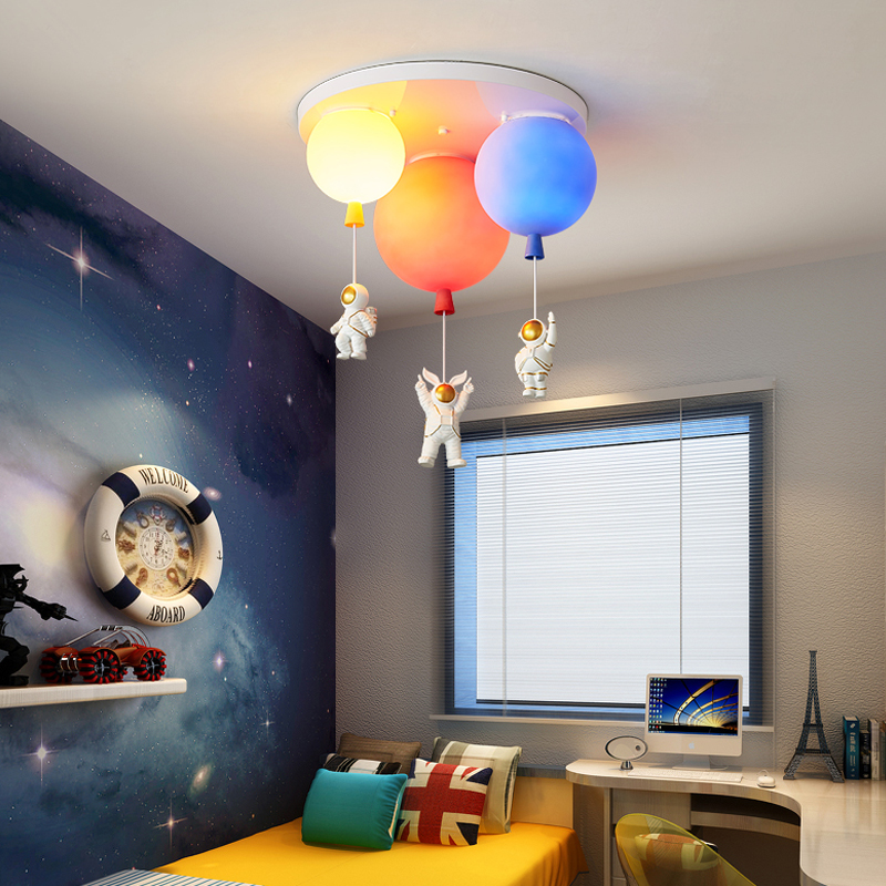 LED吊灯 北欧卧室灯儿童房创意气球灯男孩女孩房间灯ins网红吊灯4