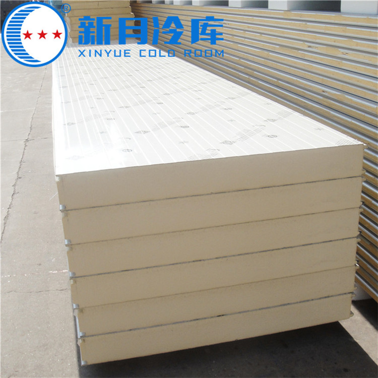 新月 上海冷库板厂家 304不锈钢冷库板 冷库喷涂保温板3