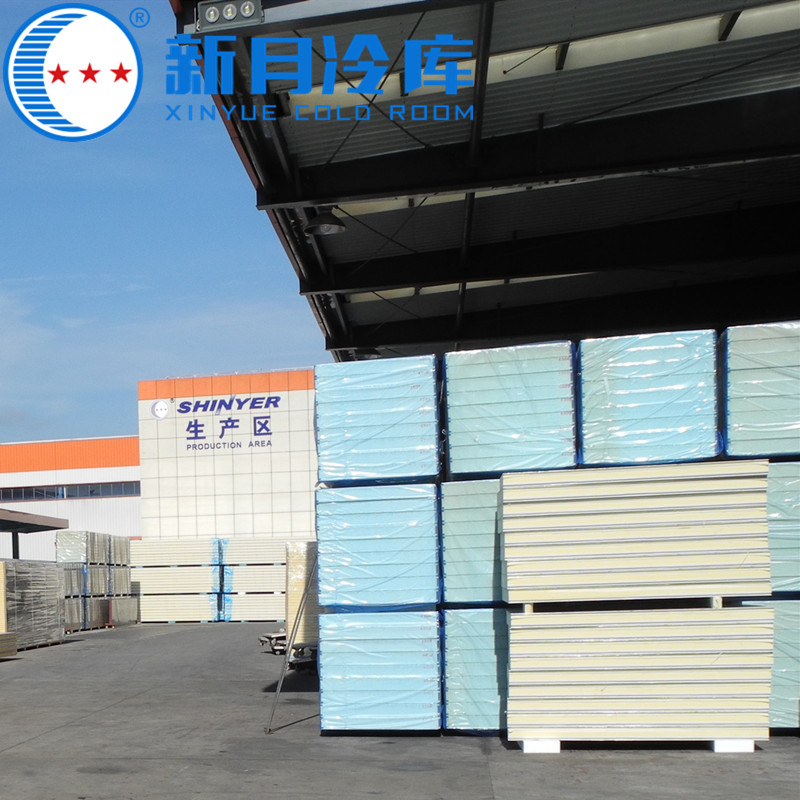 新月 上海冷库板厂家 304不锈钢冷库板 冷库喷涂保温板4