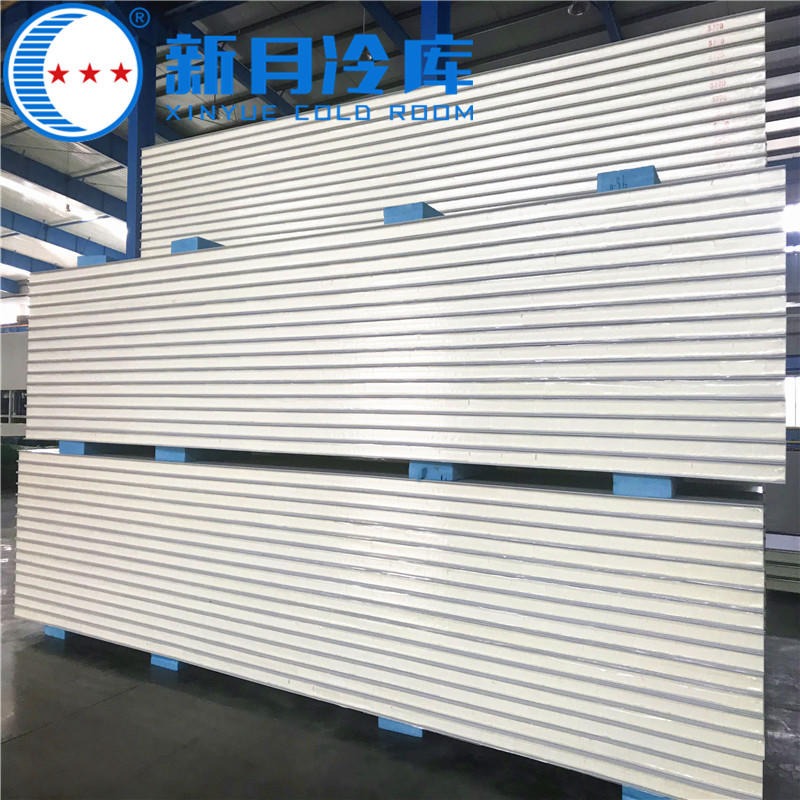 新月 上海冷库板厂家 304不锈钢冷库板 冷库喷涂保温板