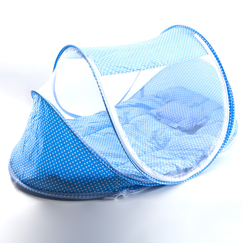 蒙古包婴儿床蚊帐0-3岁四件套厂家批发 儿童蚊帐免安装可折叠2