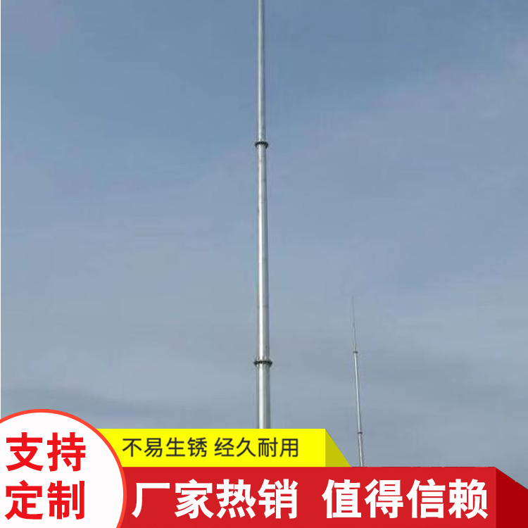 独管塔 可定制 河北厂家供应避雷针10米15米 防雷避雷塔 单管避雷塔 环形钢管避雷针4