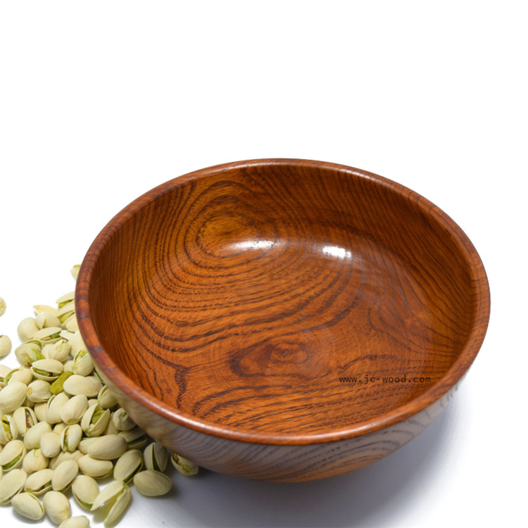 碗、碟、盘 厂家直销酸枣木实木木质圆果盘木碗定制尺寸形状1