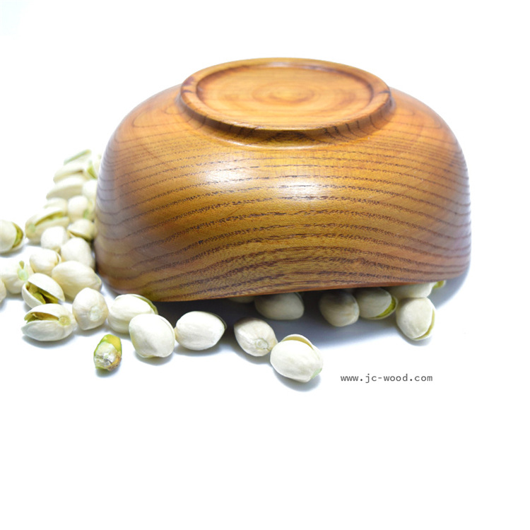 热销木质金宝碗特色创意木质碗零食碗个性果盘零食盘盛器雕刻1