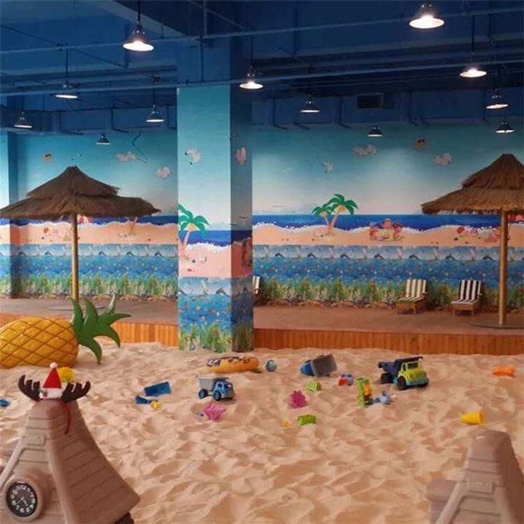 振河直供幼儿园沙坑用天然海沙 30-50目水洗砂 小孩玩具砂7