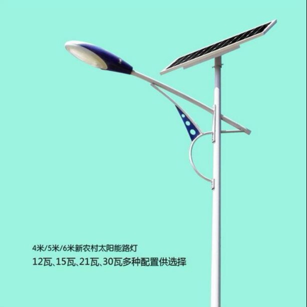 新农村6米7米太阳能路灯扬州生产厂家晟迪照明 太阳能灯7