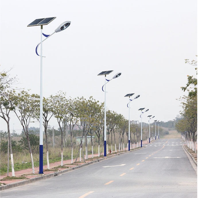 新农村6米7米太阳能路灯扬州生产厂家晟迪照明 太阳能灯9