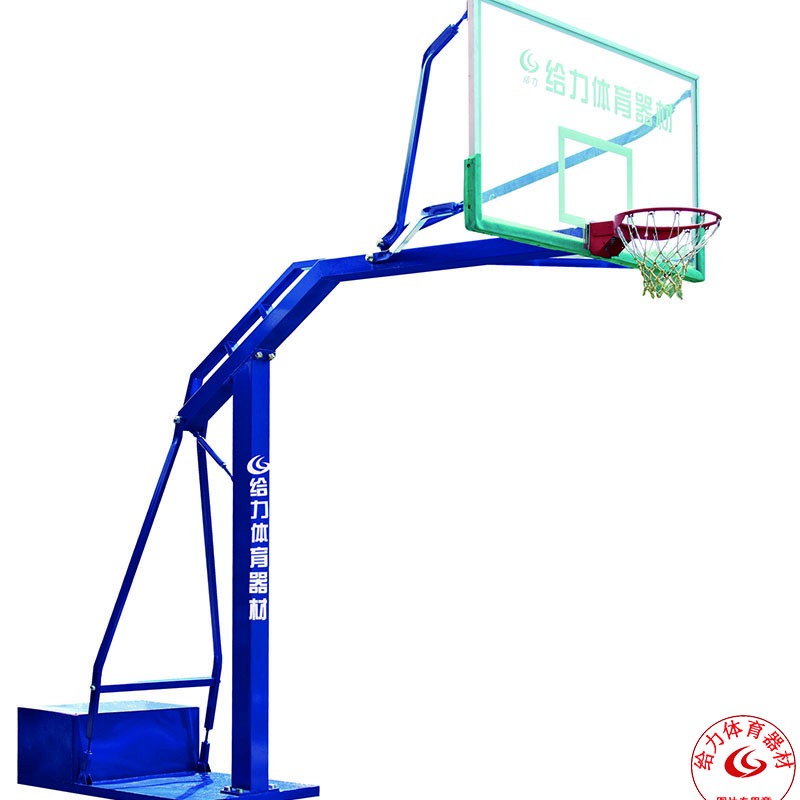 广东省电动液压篮球架厂家直销收动液压升降式篮球架室外移动球架3