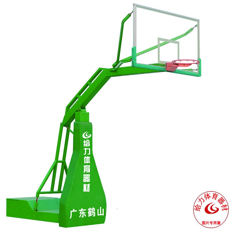海南湛江阳江丁字形球架圆管埋地固定篮球架锥形篮球架厂家直销2
