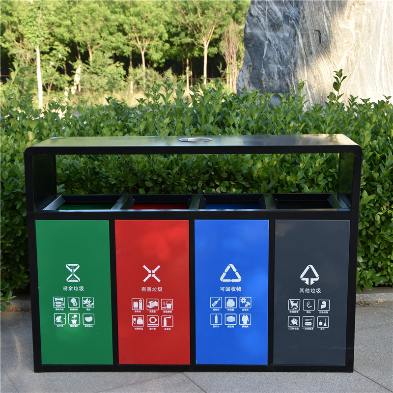 林静美芜湖四分类垃圾桶 果皮箱 环卫垃圾桶 垃圾箱4