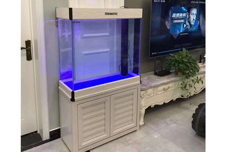 辽宁大连鱼缸厂家名亨水族批发1.2米1.5米成品玻璃鱼缸家用客厅大中型水族箱2