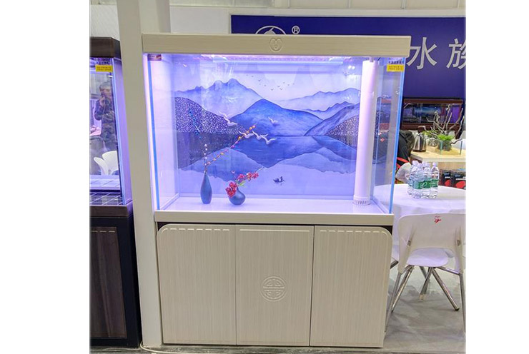 辽宁大连鱼缸厂家名亨水族批发1.2米1.5米成品玻璃鱼缸家用客厅大中型水族箱3