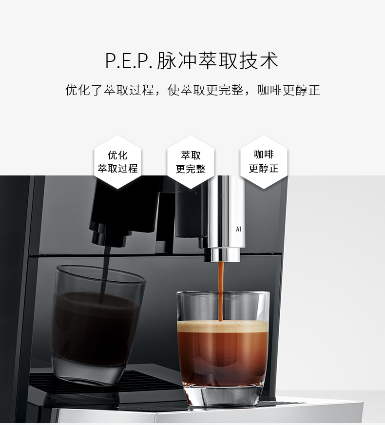 741 A1进口小型家用意式美式现磨全自动咖啡机瑞士原装咖啡机优瑞咖啡机代理商上海咖啡机专卖店 优瑞 JURA5