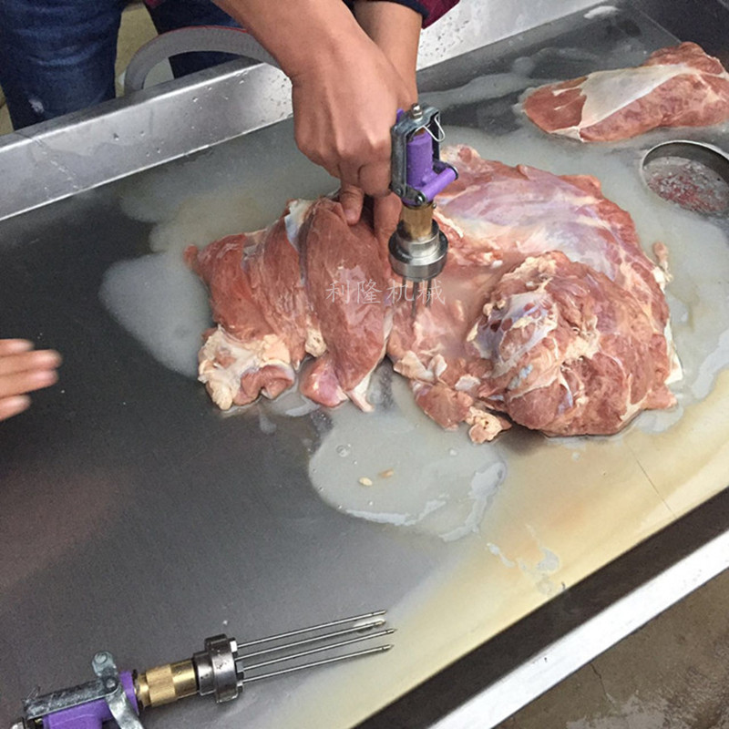 全自动盐水注射机 鸭肉鸡肉淀粉盐水注射机利隆厂家制造 牛羊肉腌制嫩化注射机2