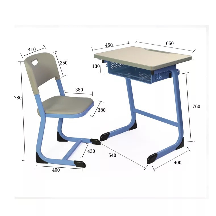 C型升降课桌椅弧形多功能媒体室互动PBL教室课桌椅 儿童学习桌椅2