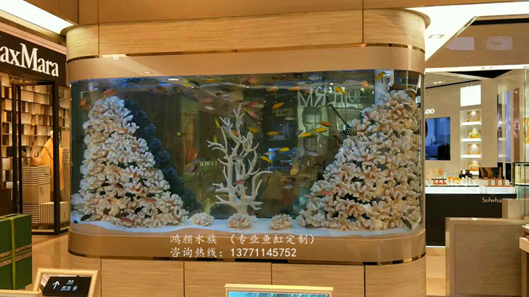 苏州亚克力鱼缸椭圆形鱼缸生产厂家