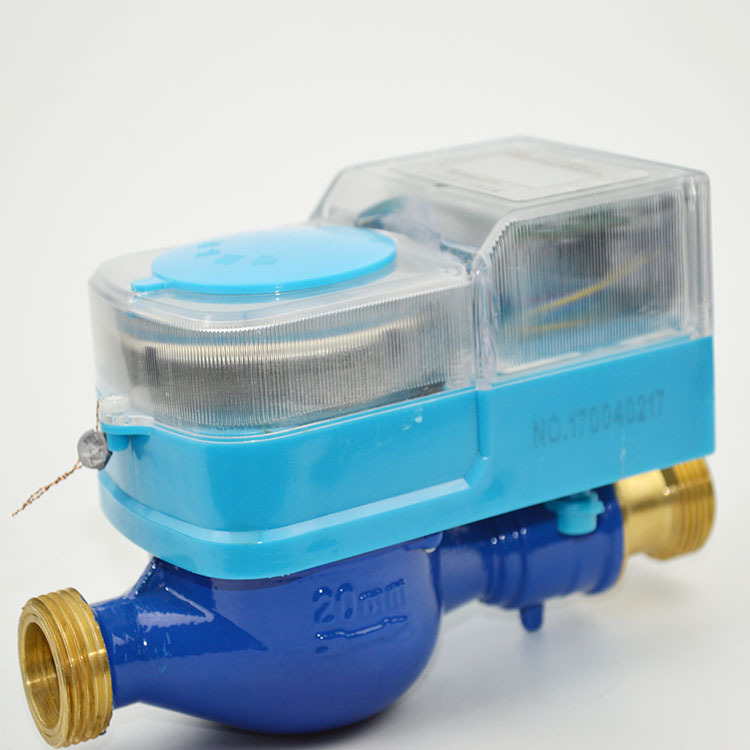 厂家供应智能防水水表预付费射频卡ic卡家用功耗低智能防水水表4