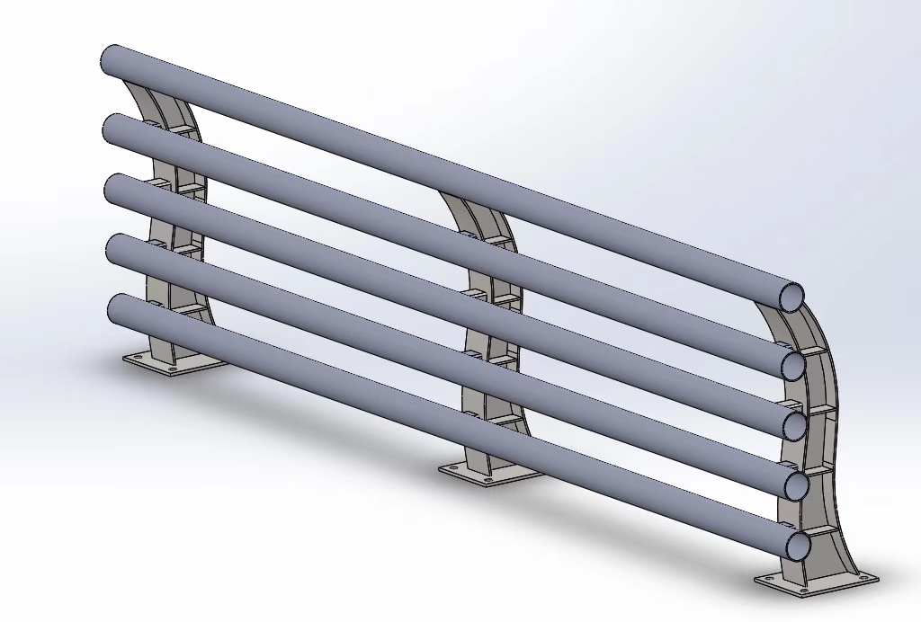 供应山东耐用的桥梁护栏价格高强焊接拼装 防撞设施5