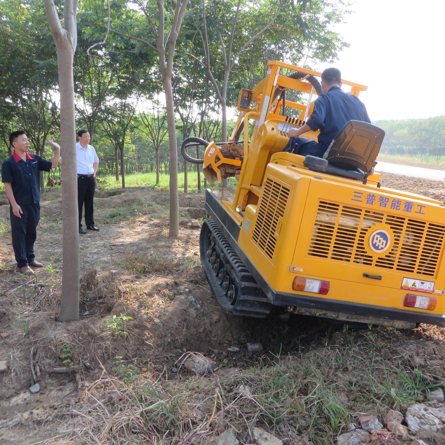 三普挖树机价格三普起树机耐不耐用 林业机械