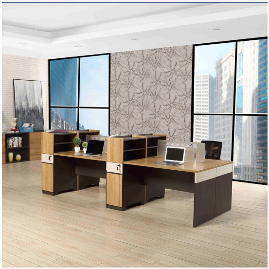 办公家具时尚大班台老板桌单人转角办公桌简约现代主管经理桌 办公家具书柜1