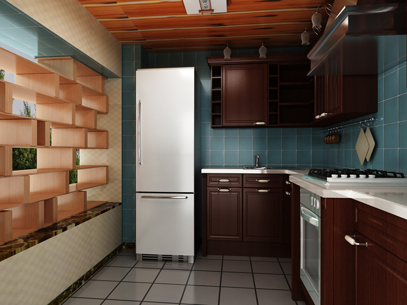 整体厨房 ZHUOERFU 实木厨柜板式厨柜不锈钢厨柜厂家直供8