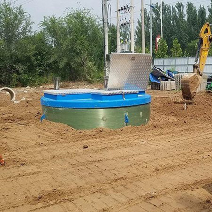 污水处理成套设备 华强科技 一体化地埋式预制泵站 供应雨水提升泵站1
