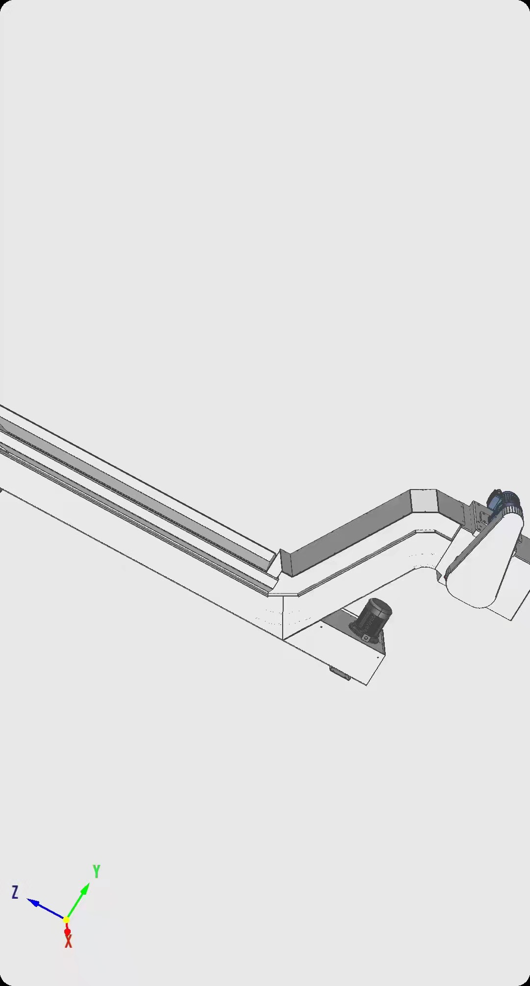链板式排屑机 铣床废料提升输送机 机床排屑机 螺旋排屑机 排屑器无轴螺旋排屑机2