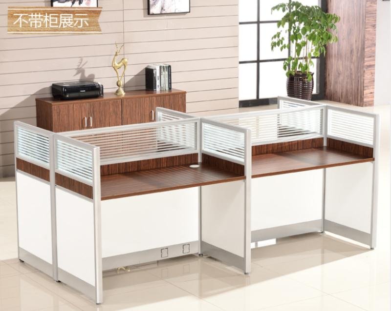家具厂专业批发定做职员办公桌4 6人位桌椅组合屏风卡座电脑桌员工位4
