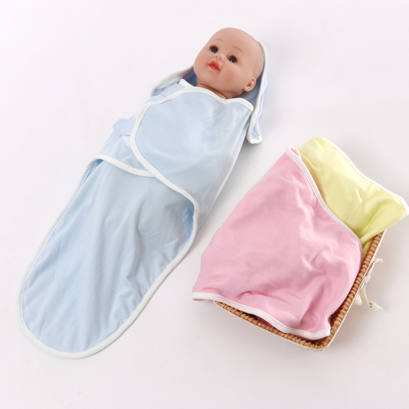 新生儿用品 襁褓睡袋夏薄款纯棉带枕头包巾抱被婴幼儿包被批发