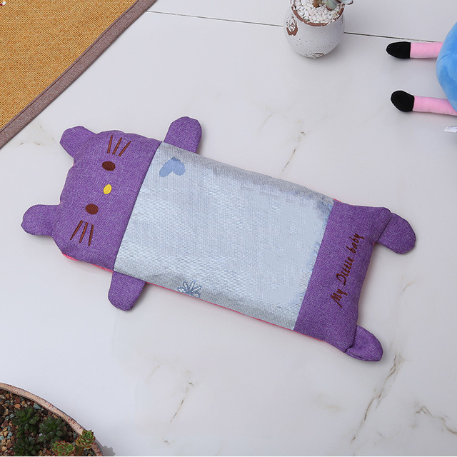 韩版冰丝儿童枕 厂家供应冰丝卡通凉枕 儿童夏季凉枕批发现货4