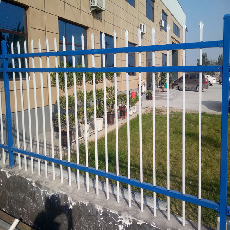 生产学校厂区铁艺围栏小区围栏园林围墙阳台防护栏杆 运联锌钢护栏厂家4