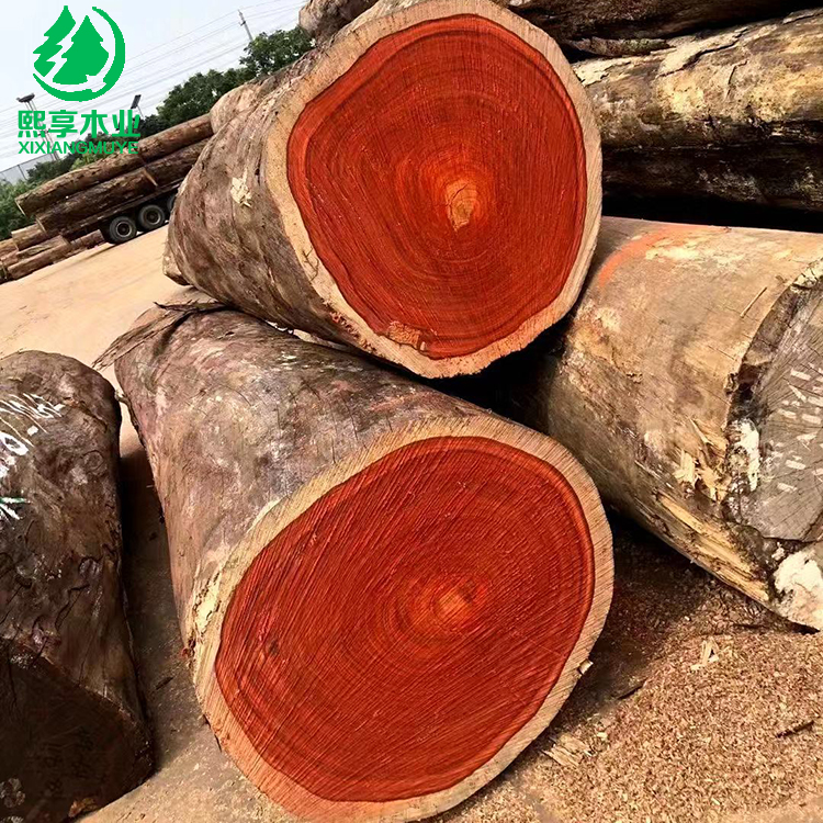 非洲红花梨木材 坚固耐用 古建园林木结构木料加工 熙享木业3