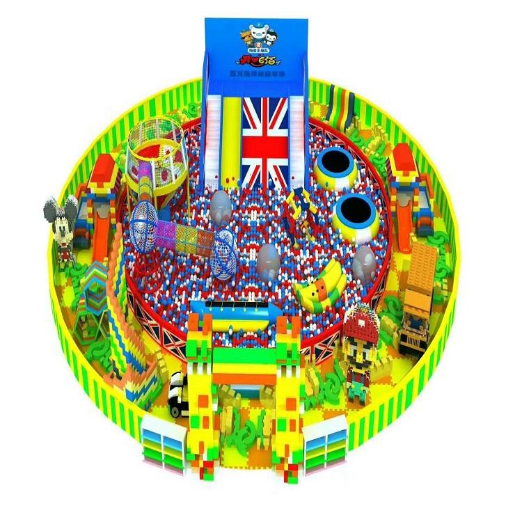 淘气堡 波波球池 室内大型儿童乐园 商场热销亲子游乐设备 百万球池海洋球 百万球池大滑梯