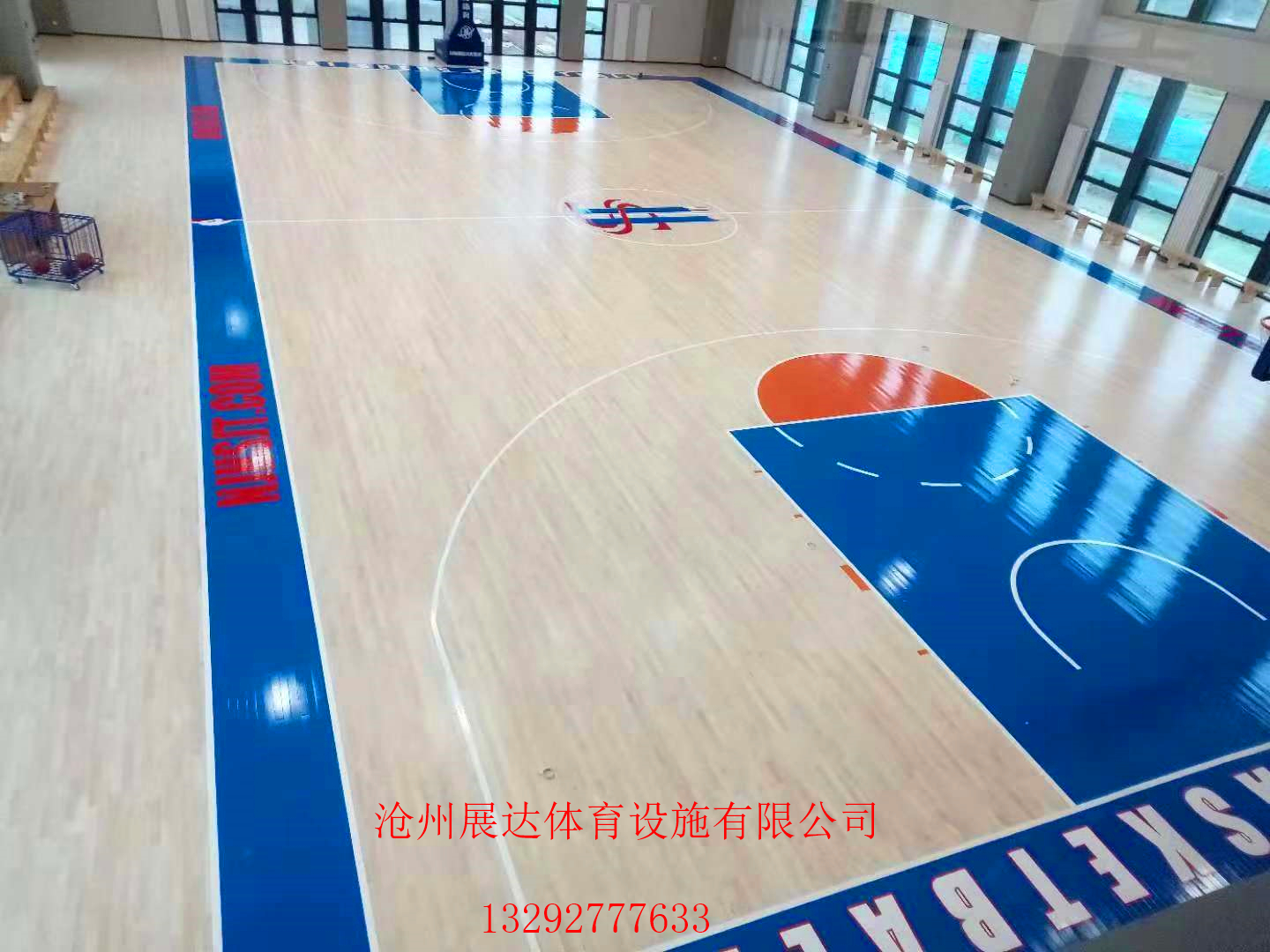体育木地板 篮球馆运动木地板厂家 展达体育直销 实木运动木地板6
