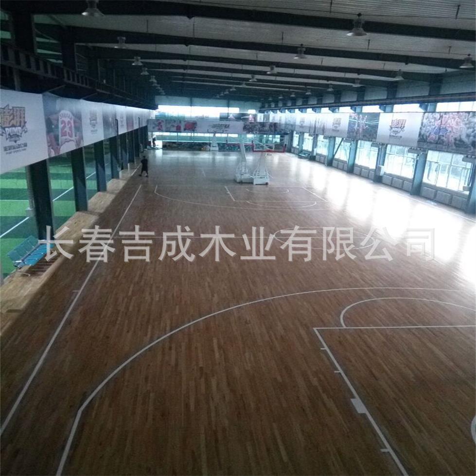 柞木 水曲柳运动地板安装设计 厂家订购体育馆运动场所专用枫木4
