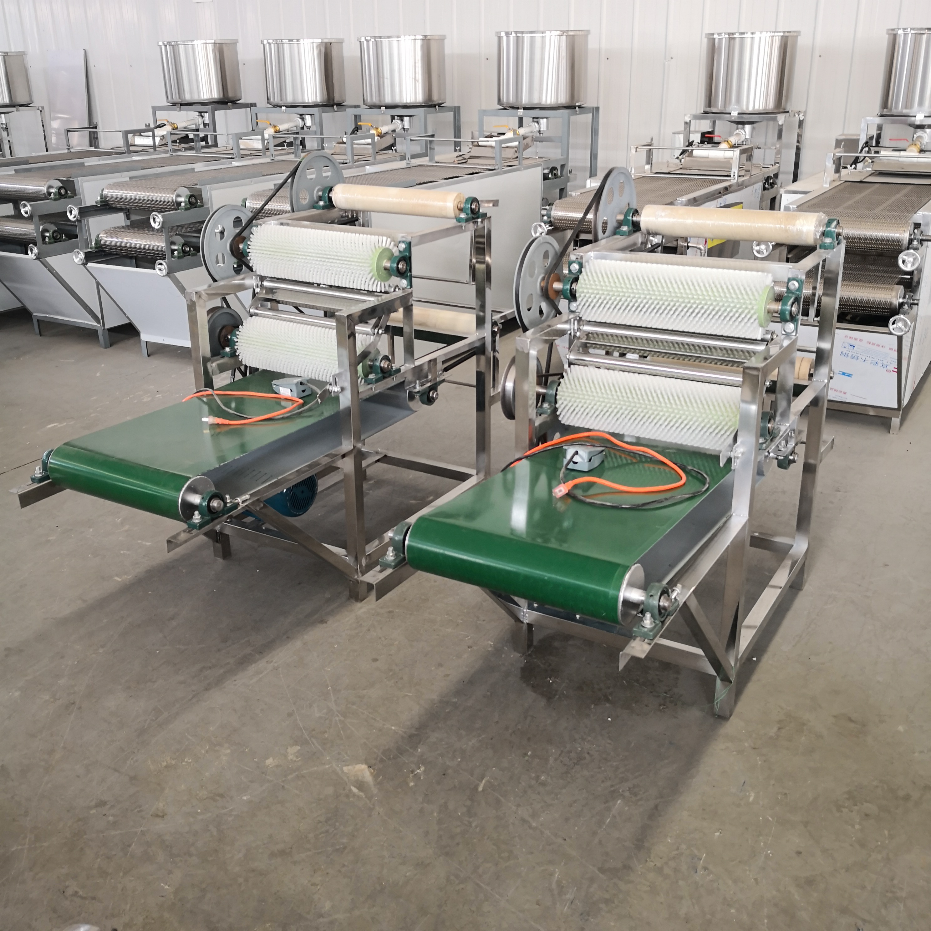 商用千张豆腐皮机设备大型全自动豆腐皮机厂家提供完善的技术培训学习山东豆将2