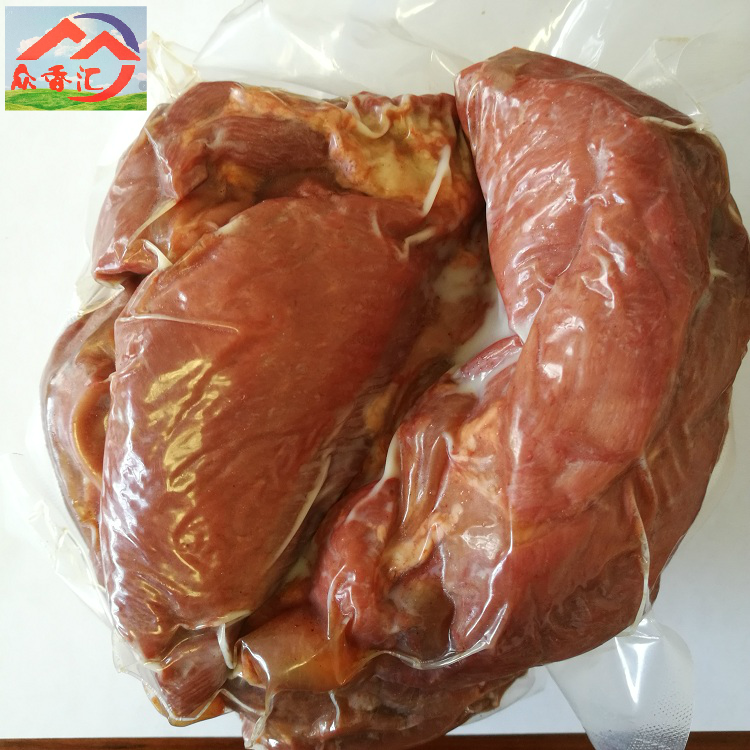 众香汇五香腊牛肉1斤厂家直销红润鲜亮香味浓郁真空包装腊牛肉4