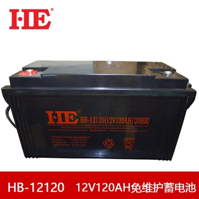电梯机器内置UPS用电 监控专用电源 12V55AH 门禁 HE HB-1255消防设施 蓄电池4