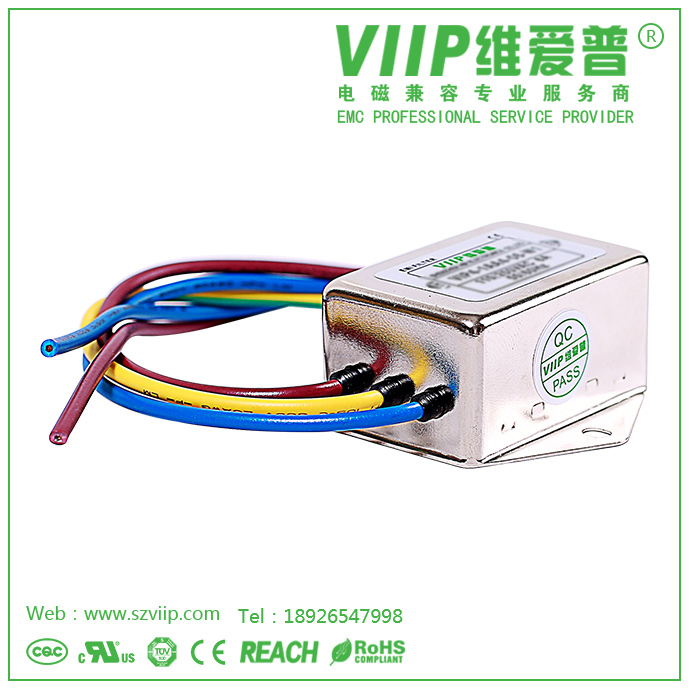 厂家直销 维爱普滤波器 VIP4-1A 1B系列抗干扰交流单相一级EMI滤波器1