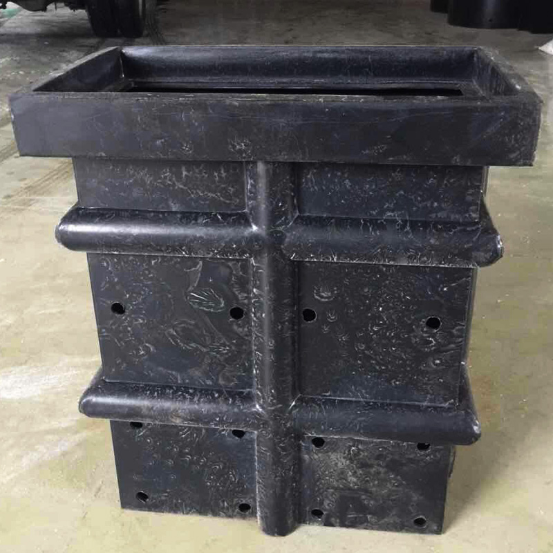 塑料蓄水滲透桶 黑色 長沙生產廠家價格 塑料檢查井 中頂 7001500mm 滾塑雨水滲透井 溢流檢查井3