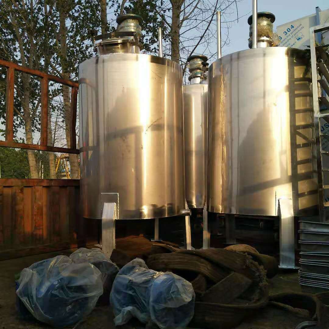 卧式立式不锈钢储存罐 山东厂家定做 立式不锈钢储锈钢搅拌罐6