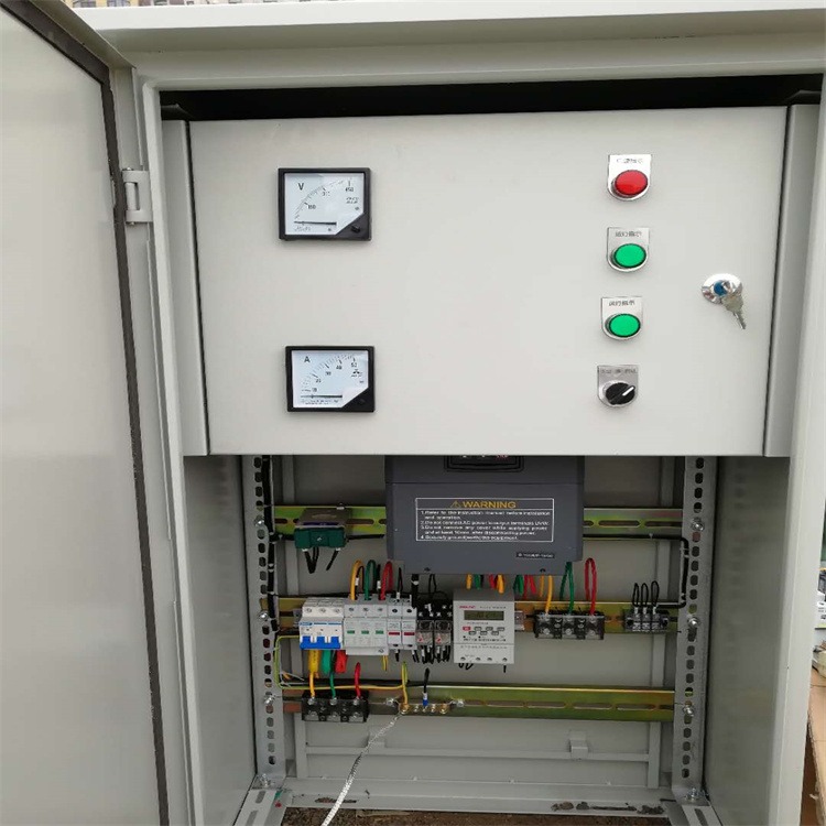 VS500电气控制柜厂家 北京订做四方水泵变频柜 电气控制柜4